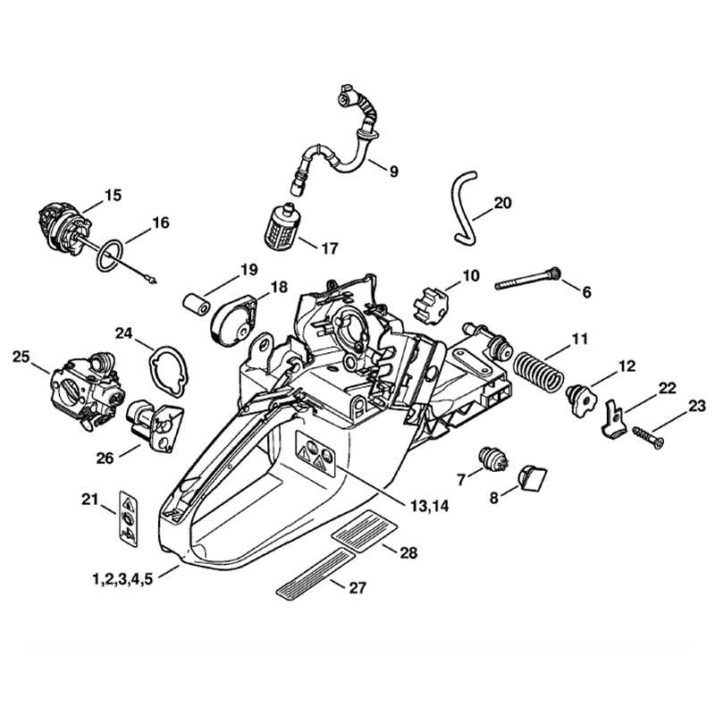 Exploring The Essential Stihl Chainsaw Parts Diagrams And Functions